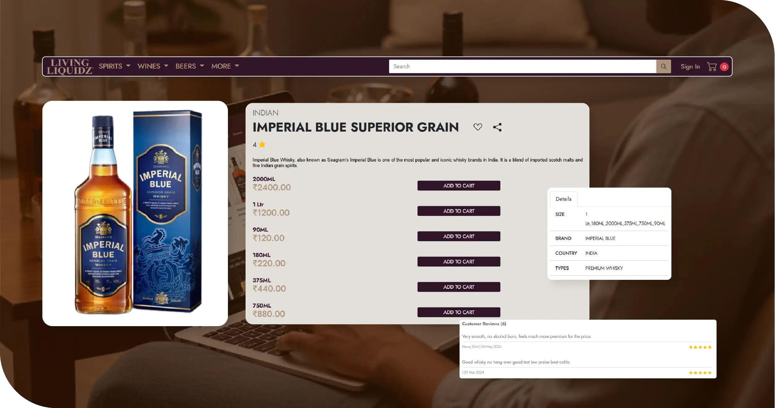 Living Liquidz Liquor India Key Solutions